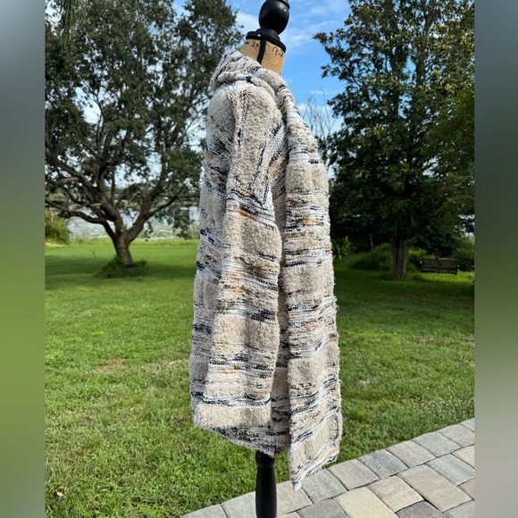 Anthropologie MOTH Oversized Cream Cabin Chloe Sweater Pockets Size Small - Picture 9 of 16